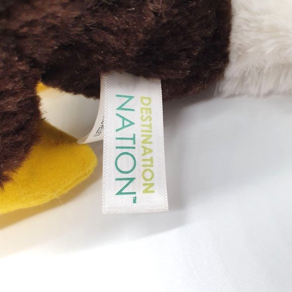 Eagle Plush Destination Nation Toy Plush Cleaned Sanitized Endangered Bird USA - Picture 5 of 9
